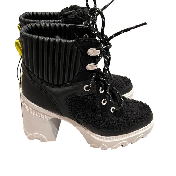 NEW Sorel Brex Heel Cozy Lace Block Heel Waterproof Bootie size 7 - Picture 5 of 10